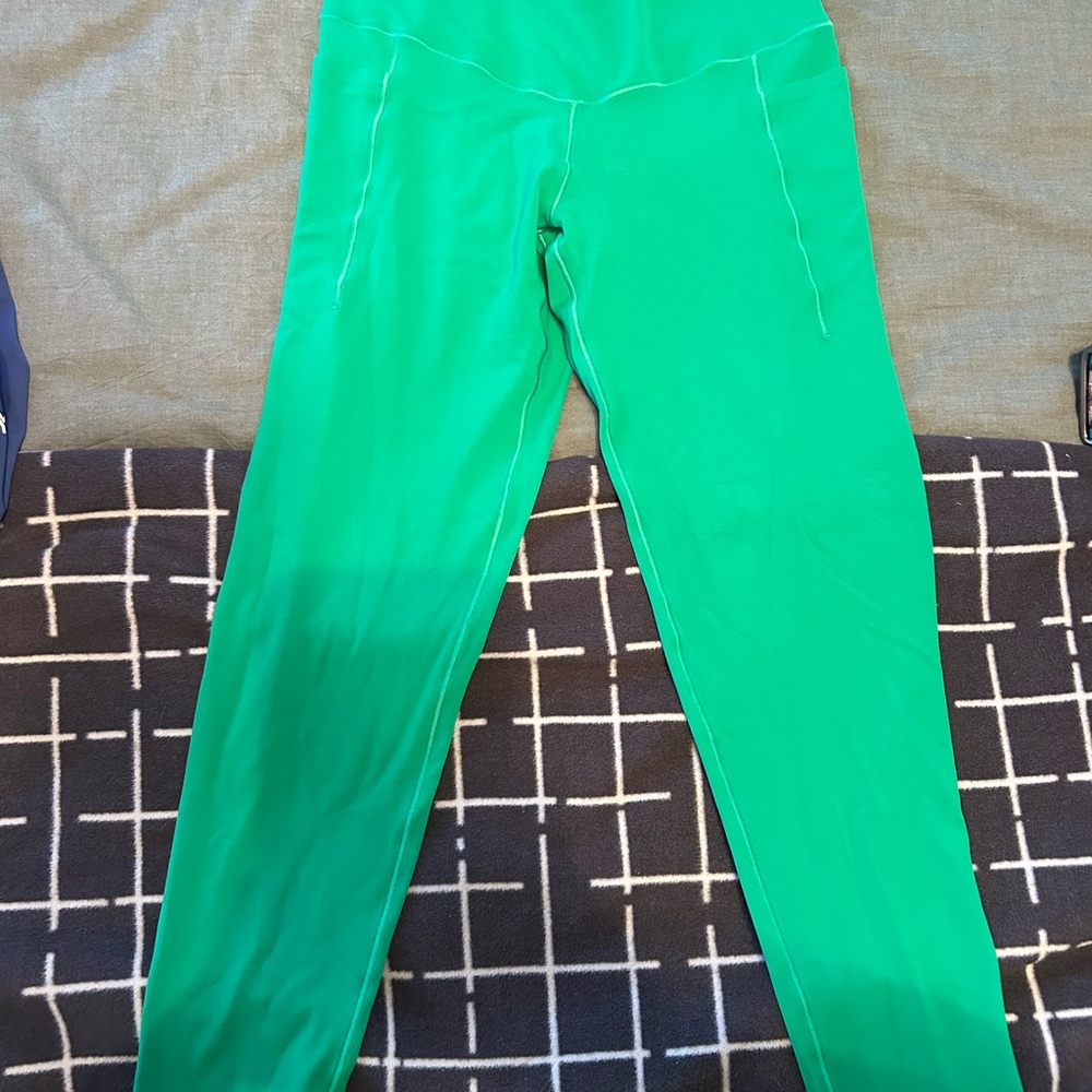 aerie Bright Green 7/8 Leggings